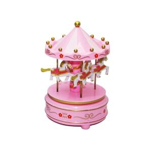 BAROTTİ MUSİE BOX CAROUSEL DMR-8380 ( MÜZİKLİ ) ATLI KARINCA ( ÇEVİRMELİ KURMALI ) ( RENKLİ PLASTİK )*96