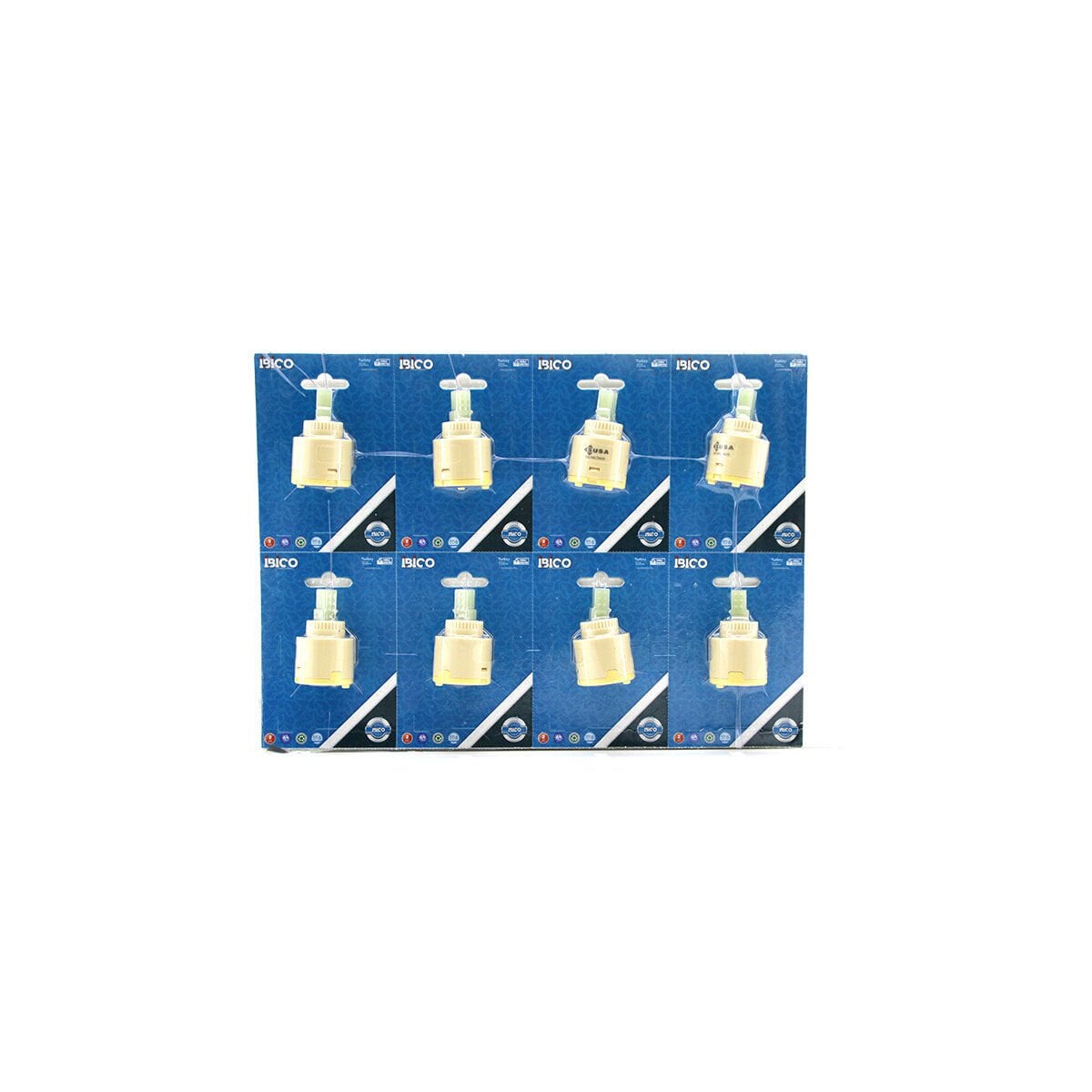 İBİCO K13-089 ( 35LİK & DÜZ ) ( MİX ) BATARYA MUSLUK KARTUŞU ( VAKUMLU AMBALAJ )*16X15