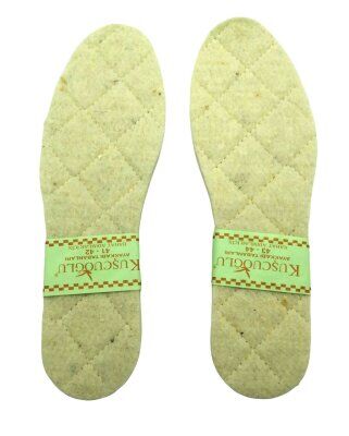 KUŞCUOĞLU KÇ-600-27003 ( DİKİŞLİ ) ( BEYAZ & ERKEK ) YÜN KEÇE ( 41-42-- 43-44)*12X72