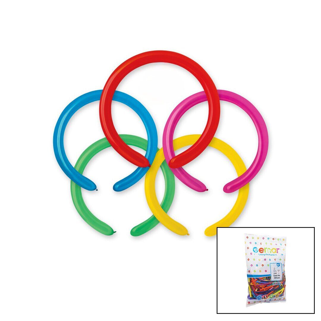 GEMAR-D4  SOSİS UZUN BALON #080 ( 2'' & 5CM & 100PCS )*1X100