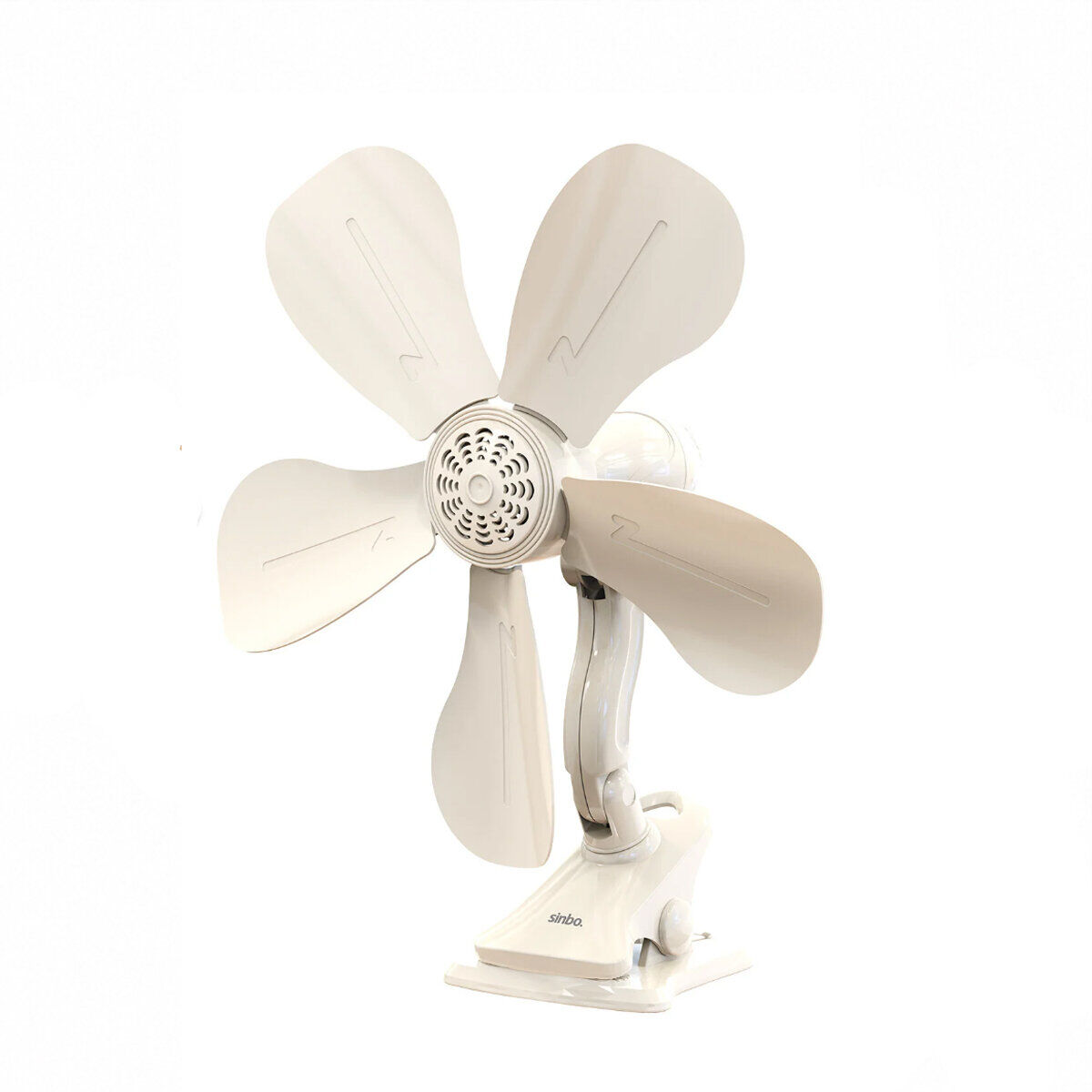 SİNBO SF-7707-7706 MASA ÜSTÜ VANTİLATÖR ( KLİPSLİ ) ( 5-BEYAZ PLASTİK KANAT ) ( AYARLANABİLİR & FONKSİYONEL KULLANIM ) 100W*6=K