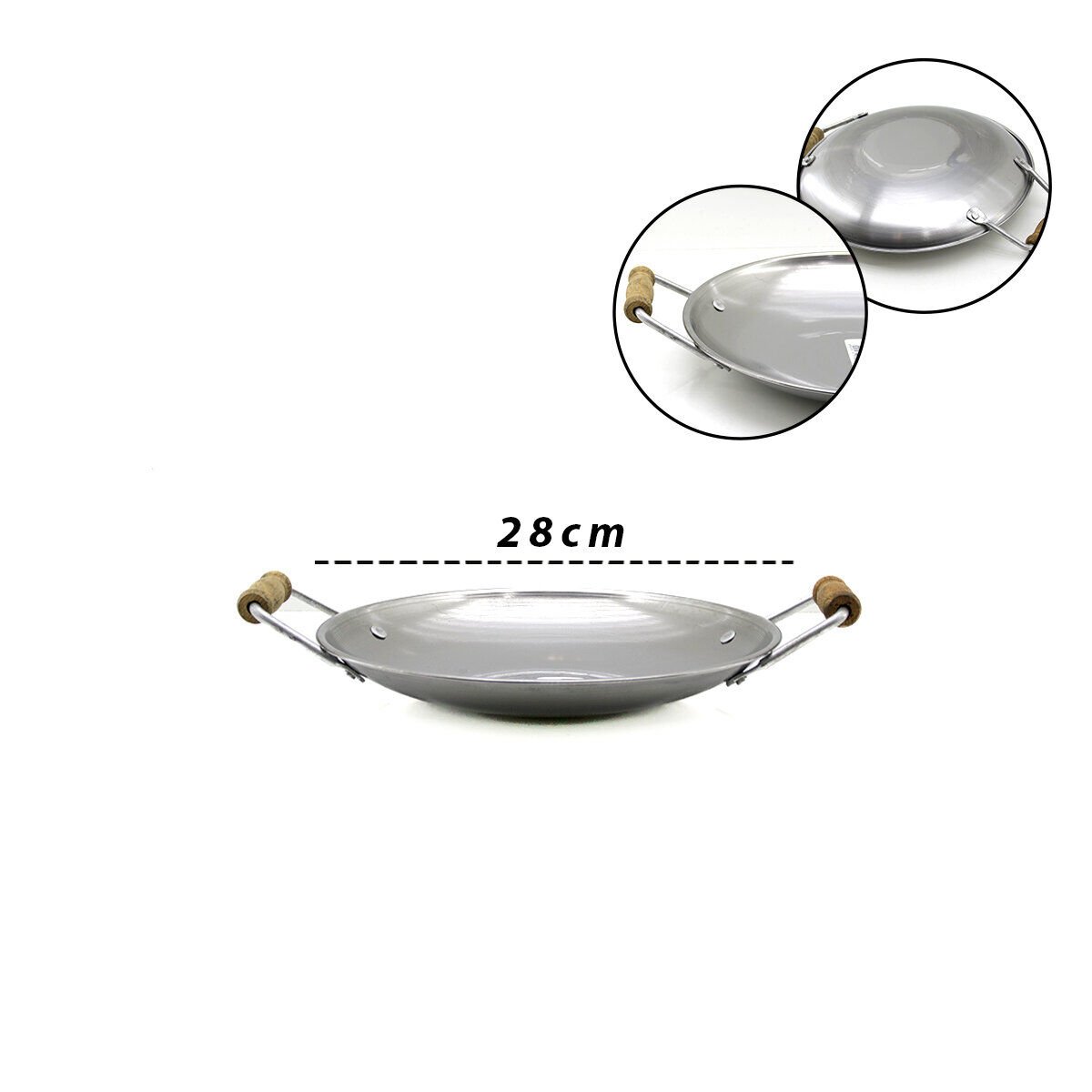 GÜNEŞ NO:1 ÇELİK KULPLU KAVURMA SACI*10X1