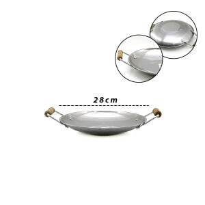 GÜNEŞ NO:1 ÇELİK KULPLU KAVURMA SACI*10X1