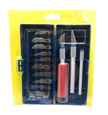 METAL SAPLI ( 3PCS ) AHŞAP OYMA NEŞTER SETİ YEDEKLİ*100