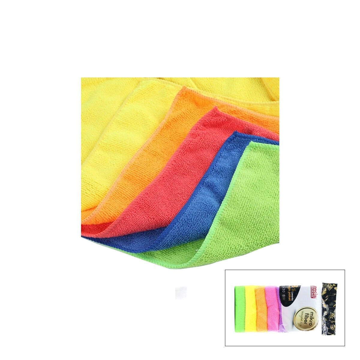 MUSKY LAVANTA ( 8PCS ) MİKROFİBER TEMİZLİK BEZİ*1X200