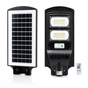 ARS-348965 ( 200W & 6500K ) ( SOLAR & GÜNEŞ ENERJİLİ ) SOKAK LAMBASI & ARMATÜR ( SENSÖRLÜ & KUMANDALI ) ( BAHÇE-BALKON-SOKAK )*10