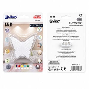ULBAY GC-15 ( KELEBEK ) LED GECE LAMBASI*10X24