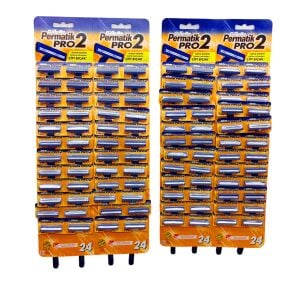PERMATİK PRO ( 2 ÇİFT BIÇAKLI ) SAPLI JİLET ( 96PCS )*1X6