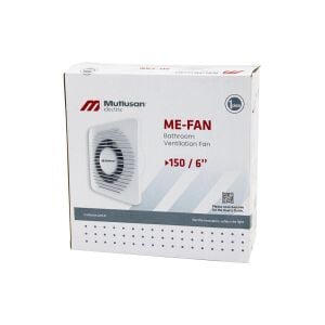 MUTLUSAN-001 211 000 150 00 00 ME-FAN (150) (6'') BANYO TUVALET HAVALANDIRMA ASPİRATÖRÜ (20W) (2800RPM) (160M3/H)*12