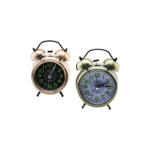 WISON WS-102 ( KÜÇÜK & ÇAP: 7.3CM ) MASA ÇALAR SAAT ( PİLLİ ) ( FOSFORLU RAKAMLAR )*100