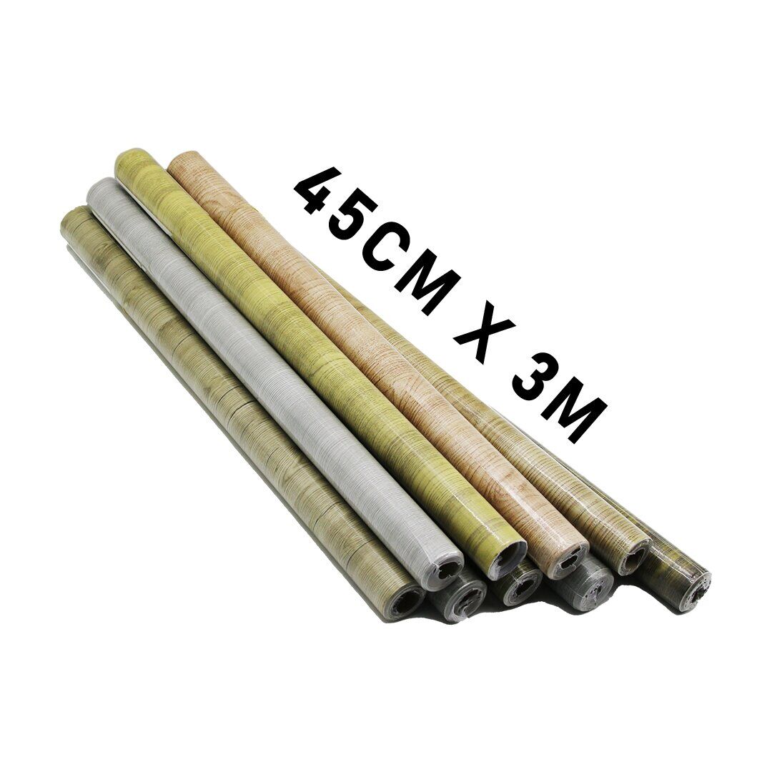 İM@-804B ( 3MT X 45CM ) ( RENKLİ AHŞAP DESENLİ ) FOLYO YAPIŞKANLI DUVAR KAĞIT*100