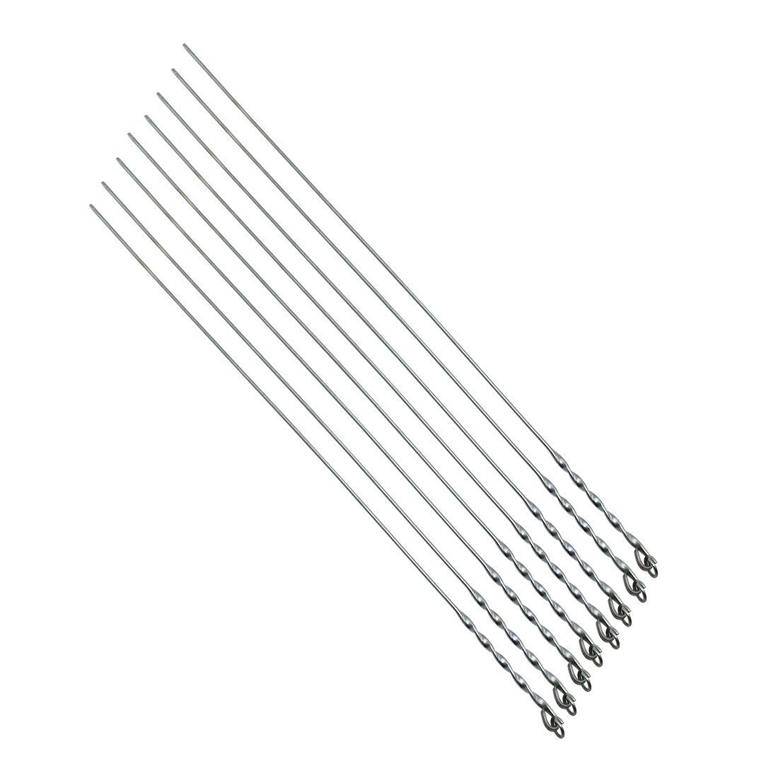 İBİCO C-700 ( CİĞER & DOMATES ) ( İNCE YASSI & BURGULU ) ( 50CM ) METAL MANGAL ŞİŞİ*100X5