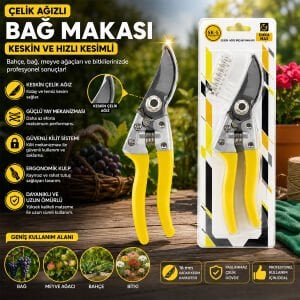 EMKA 5523-144 ÇELİK AĞIZLI BAĞ MAKAS*144