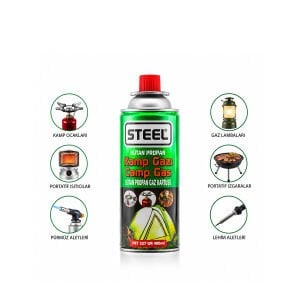 STEEL CK-7153 ( PİKNİK & KAMP ) BÜTAN GAZI ( 220GR & 400ML )*48