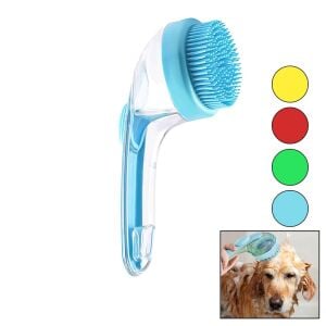 BAYSA-1589 KEDİ & KÖPEK & EVCİL HAYVAN (YIKAMA) FIRÇASI SİLİKON (ŞAMPUAN HAZNELİ=MiKA KRİSTAL) (PLASTİK SAP) ( PET SHOP )*120