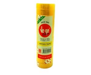 VEGE-1210 ( 12MMX10MT ) PARA BANTI ( OKUL & OFİS & KIRTASİYE ) (KALINLIK : 36 MİCRON) (SU BAZLI AKRİLİK TUTKAL) ( BANDI )*12X60