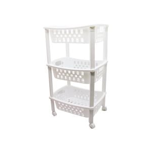 ORGANİZERS ORG-78 3 KATLI SEPET DÜZENLEYİCİ  & RAF ÜNİTESİ TEKERLEKLİ ( 400X295X700MM )*12
