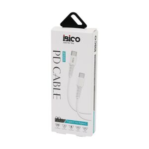 İBİCO İB-1005 ( TYPE-C TO=( TYPE-C ) ( KABLO ) ( HIZLI ) TELEFON ŞARJ & DATA KABLOSU=1MT ( 20W ) ( 3.4A )*10X20