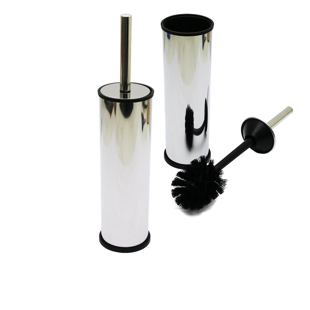 QS PLASTİK BERAY QS-456 BRY-0347 ( METAL ) KLOZET WC FIRÇA SETİ ( PLASTİK SAP & KAPAK )*24