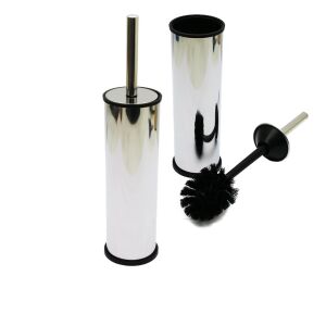 QS PLASTİK BERAY QS-456 BRY-0347 ( METAL ) KLOZET WC FIRÇA SETİ ( PLASTİK SAP & KAPAK )*24