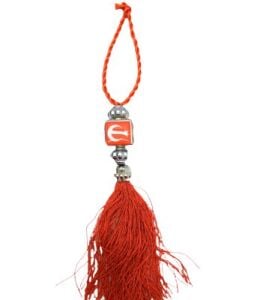 AY YILDIZLI OTO ARAÇ SÜSÜ PÜSKÜLLÜ*12X40