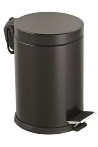 LALEZAR LZR-811-S ( 3LT ) ( SİYAH ) PEDALLI METAL ÇÖP KOVASI*8