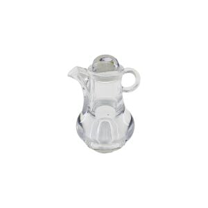 İBİCO İ22-167 -8016 ( MİNİ=50ML ) ( DEMLİK  MODELİ ) ( AKRİLİK ) YAĞDANLIK ( ŞEFFAF ) ( SİRKELİK & SOSLUK )*12X6