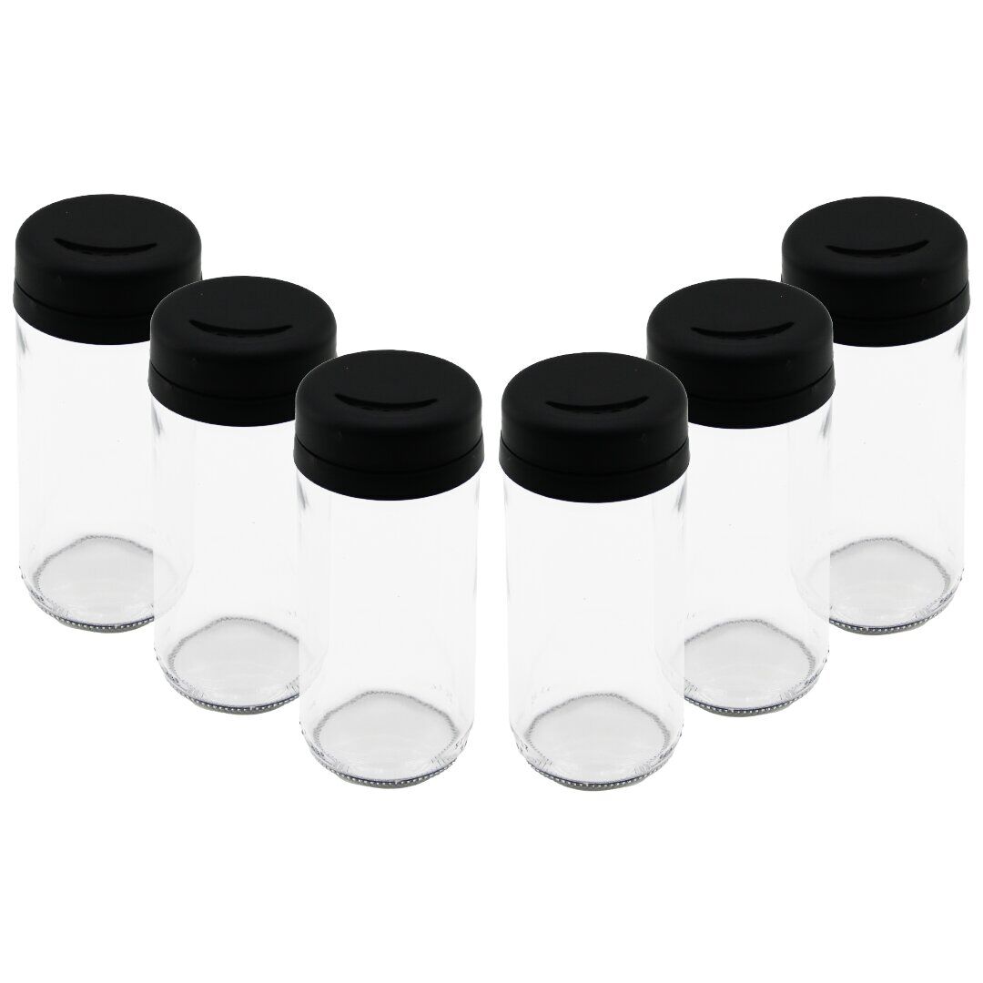 URAS S-00107 KITCHEN BOUTIQUE ( 6PCS ) ( CAM & 225ML ) BAHARATLIK & TUZLUK ( PLASTİK KAPAK )*1