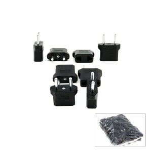 KIRGIL-001-3 ( SİYAH & EKO ) ( AMERİKAN ADAPTÖR FİŞ ) FENER FİŞİ*100X20