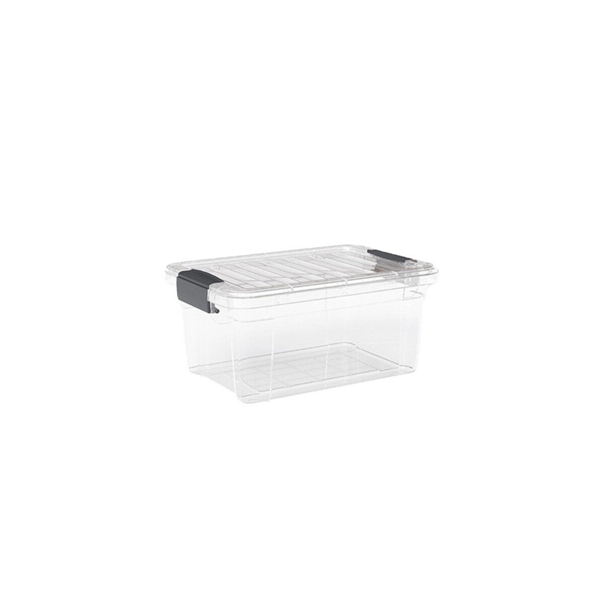 DÜNYA DP-33112-102 ( 3.2LT ) ( ŞEFFAF ) ÇOK AMAÇLI SAKLAMA KUTUSU & ORGANİZER ( KİLİTLİ KAPAK ) ( 248X170X120MM )*24=K