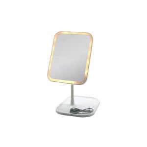 İBİCO İ11-017 ( DİKDÖRTGEN ) ( 7'' ) ( LEDLİ & USB ŞARJLI ) MAKYAJ AYNASI ( 90° AÇI AYARLI ) ( TAKILI AYAK ) ( RENKLİ PLS )*60