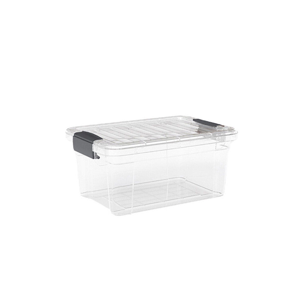 DÜNYA DP-33115-102 ( 20LT ) ( ŞEFFAF ) ÇOK AMAÇLI SAKLAMA KUTUSU & ORGANİZER ( KİLİTLİ KAPAK ) ( 303X443X197MM )*12=K