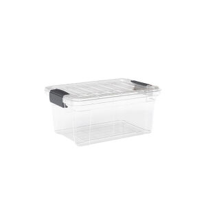 DÜNYA DP-33115-102 ( 20LT ) ( ŞEFFAF ) ÇOK AMAÇLI SAKLAMA KUTUSU & ORGANİZER ( KİLİTLİ KAPAK ) ( 303X443X197MM )*12=K