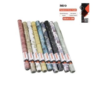 İBİCO İ13-071 ( 3MT X 45CM ) MİX DESENLİ FOLYO DUVAR KAĞIT ( KENDİNDEN YAPIŞKANLI & EKO DEKORASYON & DAYANIKLI )*100