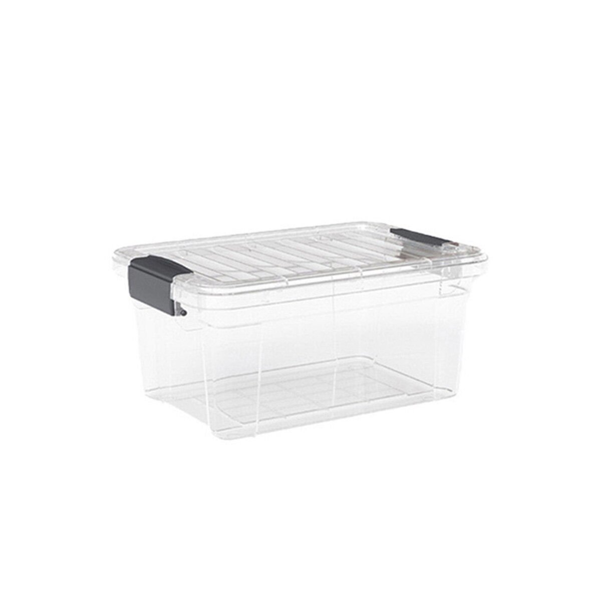 DÜNYA DP-33116-102 ( 34LT ) ( ŞEFFAF ) ÇOK AMAÇLI SAKLAMA KUTUSU & ORGANİZER ( KİLİTLİ KAPAK ) ( 361X526X236MM )*8=K