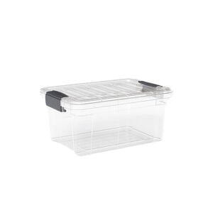 DÜNYA DP-33116-102 ( 34LT ) ( ŞEFFAF ) ÇOK AMAÇLI SAKLAMA KUTUSU & ORGANİZER ( KİLİTLİ KAPAK ) ( 361X526X236MM )*8=K