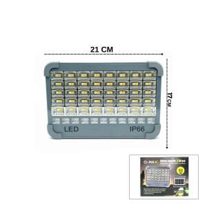 Q-MAX PS-D002A (IP66) GÜNEŞ ENERJİLİ LED IŞIK ( SOLAR ) (PROJEKTÖR & POWERBANK) (ÇAKARLI) (KAMP & DIŞ MEKAN)*30