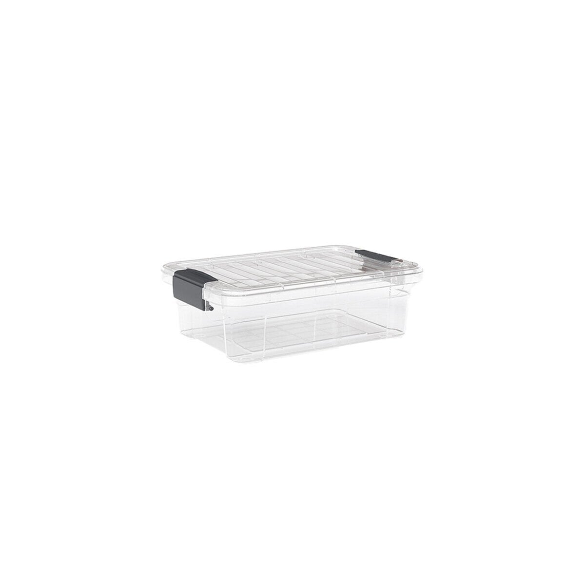 DÜNYA DP-33103-102 ( 4.25LT ) ( ŞEFFAF ) ÇOK AMAÇLI SAKLAMA KUTUSU & ORGANİZER ( KİLİTLİ KAPAK ) ( 305X210X100MM )*12=K