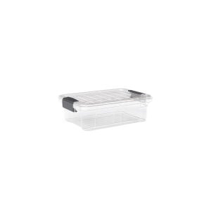 DÜNYA DP-33103-102 ( 4.25LT ) ( ŞEFFAF ) ÇOK AMAÇLI SAKLAMA KUTUSU & ORGANİZER ( KİLİTLİ KAPAK ) ( 305X210X100MM )*12=K