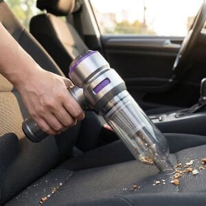 Q-MAX PS-080 ( OTO ARAÇ ) ( TYPE-C SARJLI ) EL TİPİ BASINÇLI HAVA ÜFLEME & SÜPÜRGE MAKİNE ( MİKROFİBER BEZ ) ( 8 BAŞLIK ) *40