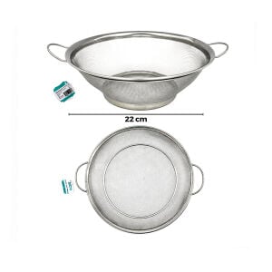 İBİCO İ22-415 ( 22CM ) ( METAL KULPLU ) TEL SEPET SÜZGEÇ*100