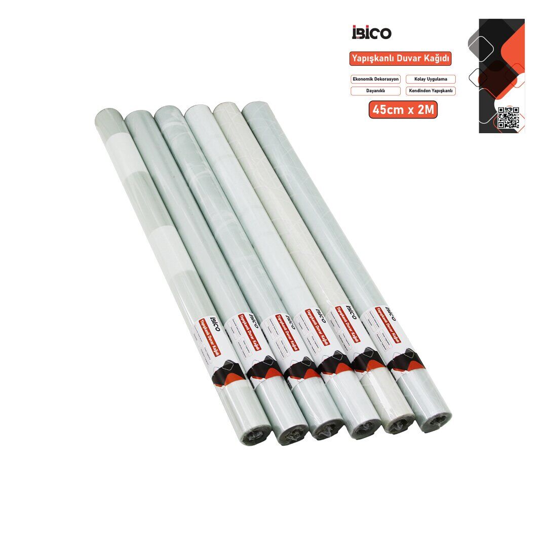 İBİCO İ13-074 ( 2MT X 45CM )( BUZ DESEN )( TEZGAH ÜSTÜ ) FOLYO STİCKER & DUVAR KAĞIT ( KENDİNDEN YAPIŞKANLI & EKO DEKORASYON & DAYANIKLI )*120