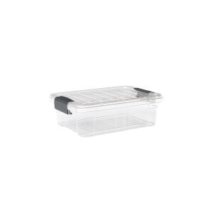 DÜNYA DP-33104-102 ( 7LT ) ( ŞEFFAF ) ÇOK AMAÇLI SAKLAMA KUTUSU & ORGANİZER ( KİLİTLİ KAPAK ) ( 360X250X115MM )*12=K