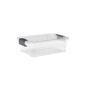 DÜNYA DP-33106-102 ( 21.5LT ) ( ŞEFFAF ) ÇOK AMAÇLI SAKLAMA KUTUSU & ORGANİZER ( KİLİTLİ KAPAK ) ( 525X355X150MM )*12=K