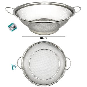 İBİCO İ22-417 ( 28CM ) ( METAL KULPLU ) TEL SEPET SÜZGEÇ*100