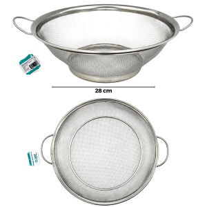 İBİCO İ22-417 ( 28CM ) ( METAL KULPLU ) TEL SEPET SÜZGEÇ*100