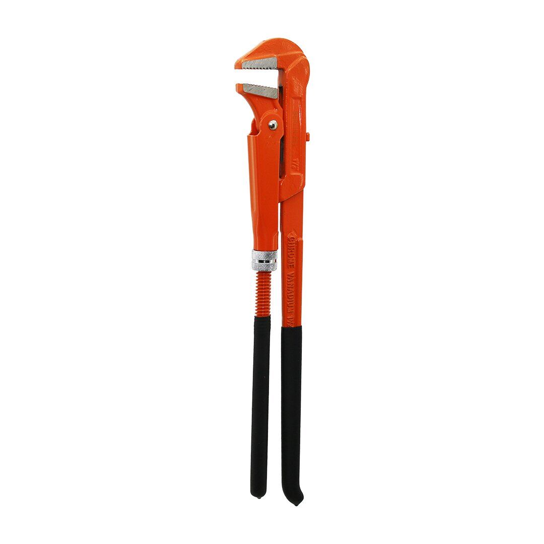 BERLIN-SEL ( 1.5'' PARMAK ) MAŞALI ÇELİK BORU ANAHTARI (PIPE WRENCH) (CHROME VANADIUM) (KAYMAZ KILIFLI SAP)*20