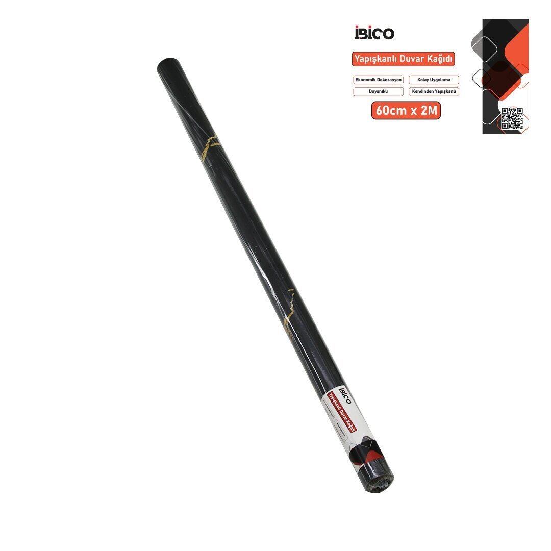 İBİCO İ13-078 ( 2MT X 60CM )( SİYAH MERMER DESENLİ )( TEZGAH ÜSTÜ ) FOLYO STİCKER & DUVAR KAĞIT ( KENDİNDEN YAPIŞKANLI & EKO DEKORASYON & DAYANIKLI )*120