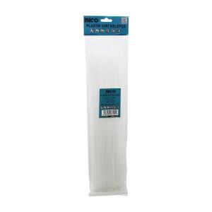 İBİCO İ13-104 ( BEYAZ ) ( 4.8X400MM ) ( PLASTİK ) CIRT KELEPÇE ( KABLO BAĞI ) ( 100PCS )*10X15