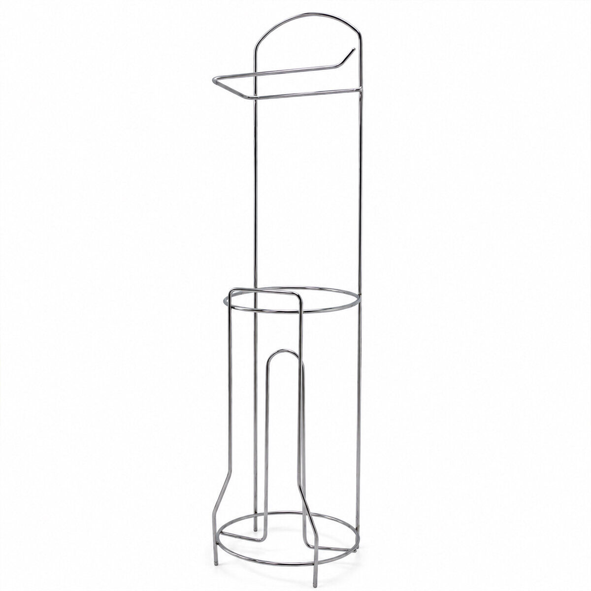 İBİCO K13-112 ( KROM & METAL) AYAKLI WC KAĞITLIK ( YEDEKLİ )*12